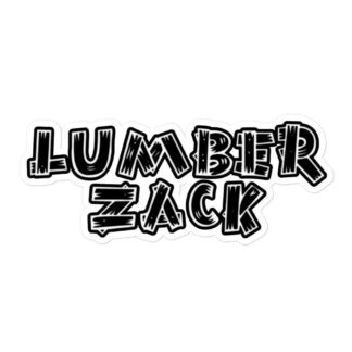 LumberZack "Script" Bubble-free stickers