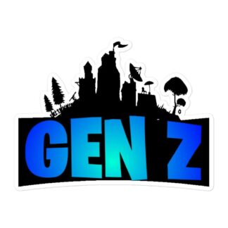Gen Z "Fortnite" Bubble-free stickers
