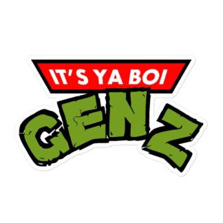 Gen Z "Did Someone Say Pizza?" Bubble-free stickers