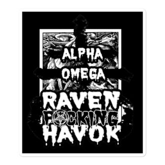 Raven Havok "Alpha Omega (original design)" Bubble-free stickers