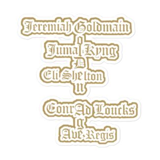 Jeremiah Goldmain "Golden Age pt2" Bubble-free stickers