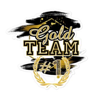 Jeremiah Goldmain "Gold Team" Bubble-free stickers