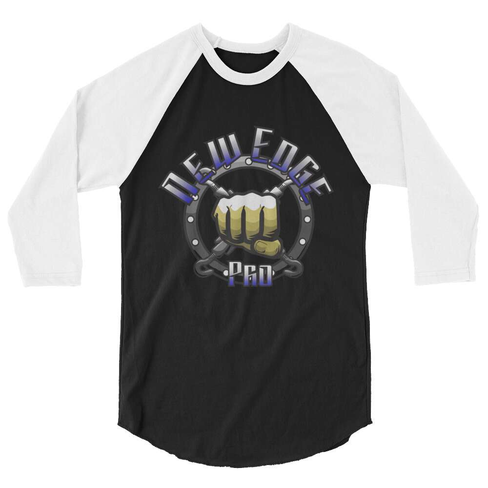 New Edge Pro Wrestling "New Edge Pro" 3/4 sleeve raglan shirt