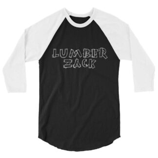 LumberZack "Script" 3/4 sleeve raglan shirt