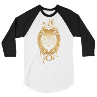 Jeremiah Goldmain "24KLP Alt Logo" 3/4 sleeve raglan shirt