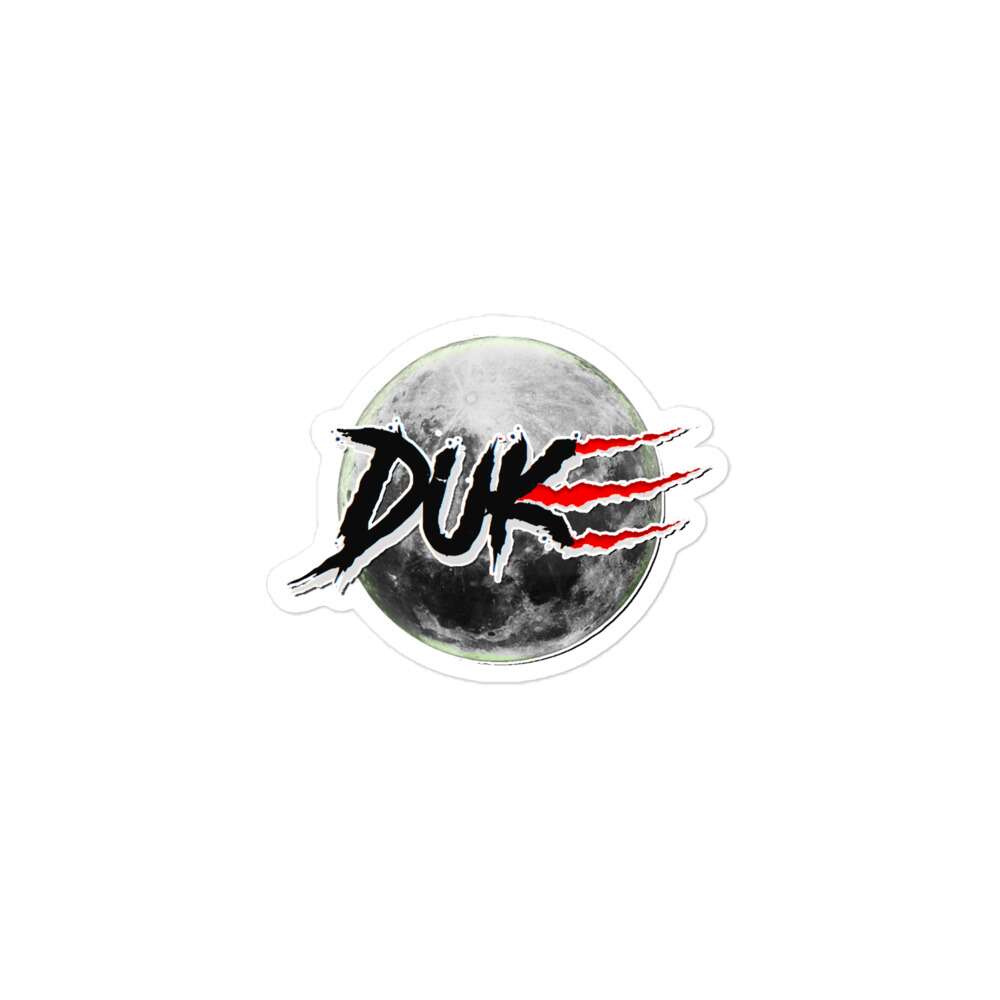 Duke Lawrence "Lacerations of Duke" Bubble-free stickers
