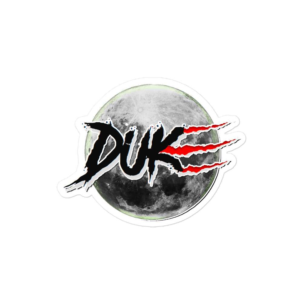 Duke Lawrence "Lacerations of Duke" Bubble-free stickers