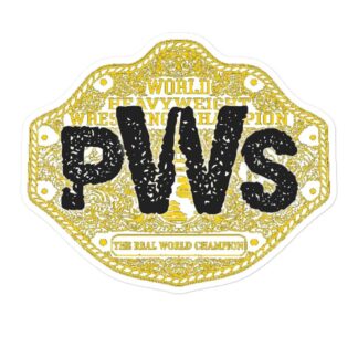 The Pro Wrestling Shoot "The World Champion Podcast" Bubble-free stickers