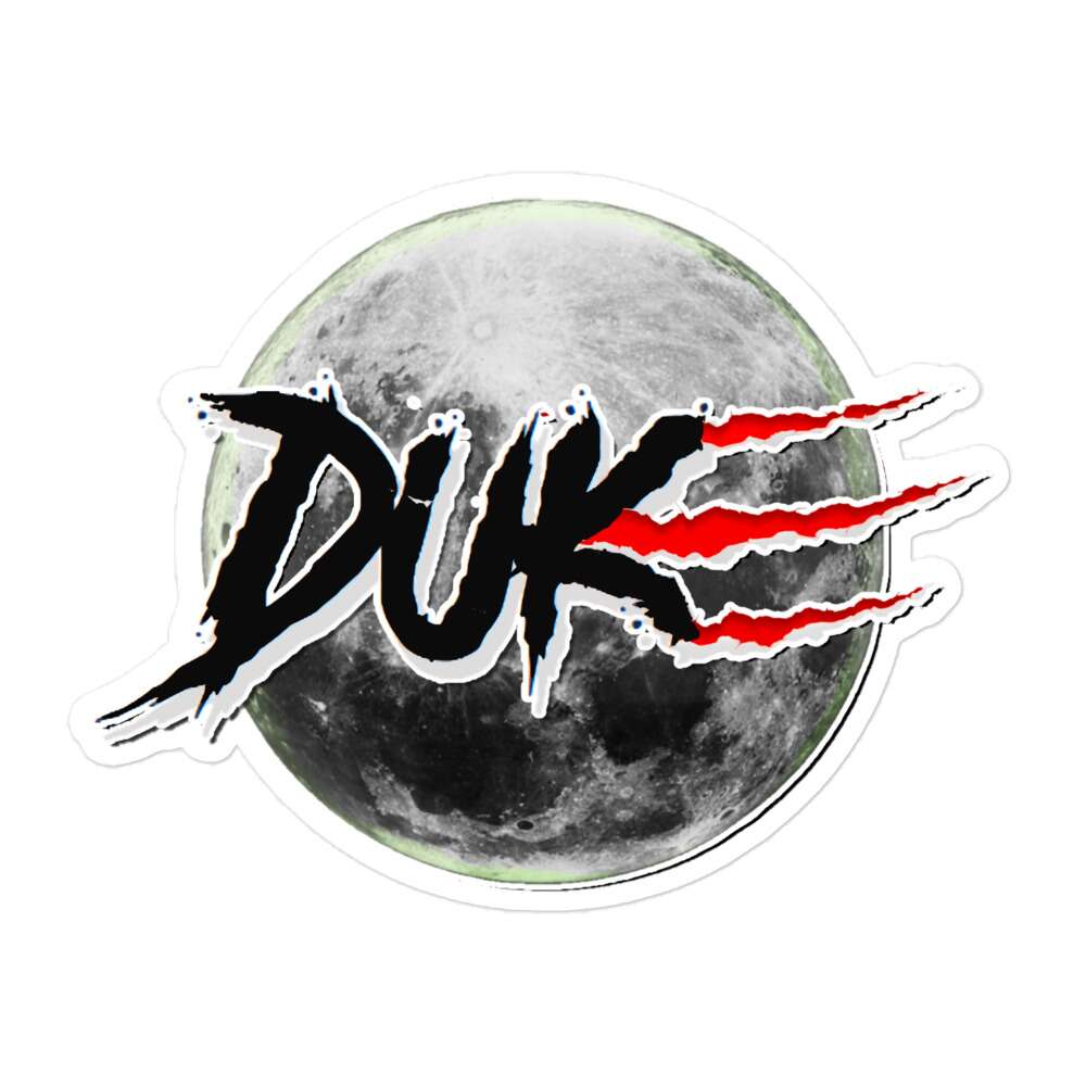 Duke Lawrence "Lacerations of Duke" Bubble-free stickers