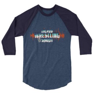 The Pro Wrestling Shoot "New Brand Logo" 3/4 sleeve raglan shirt