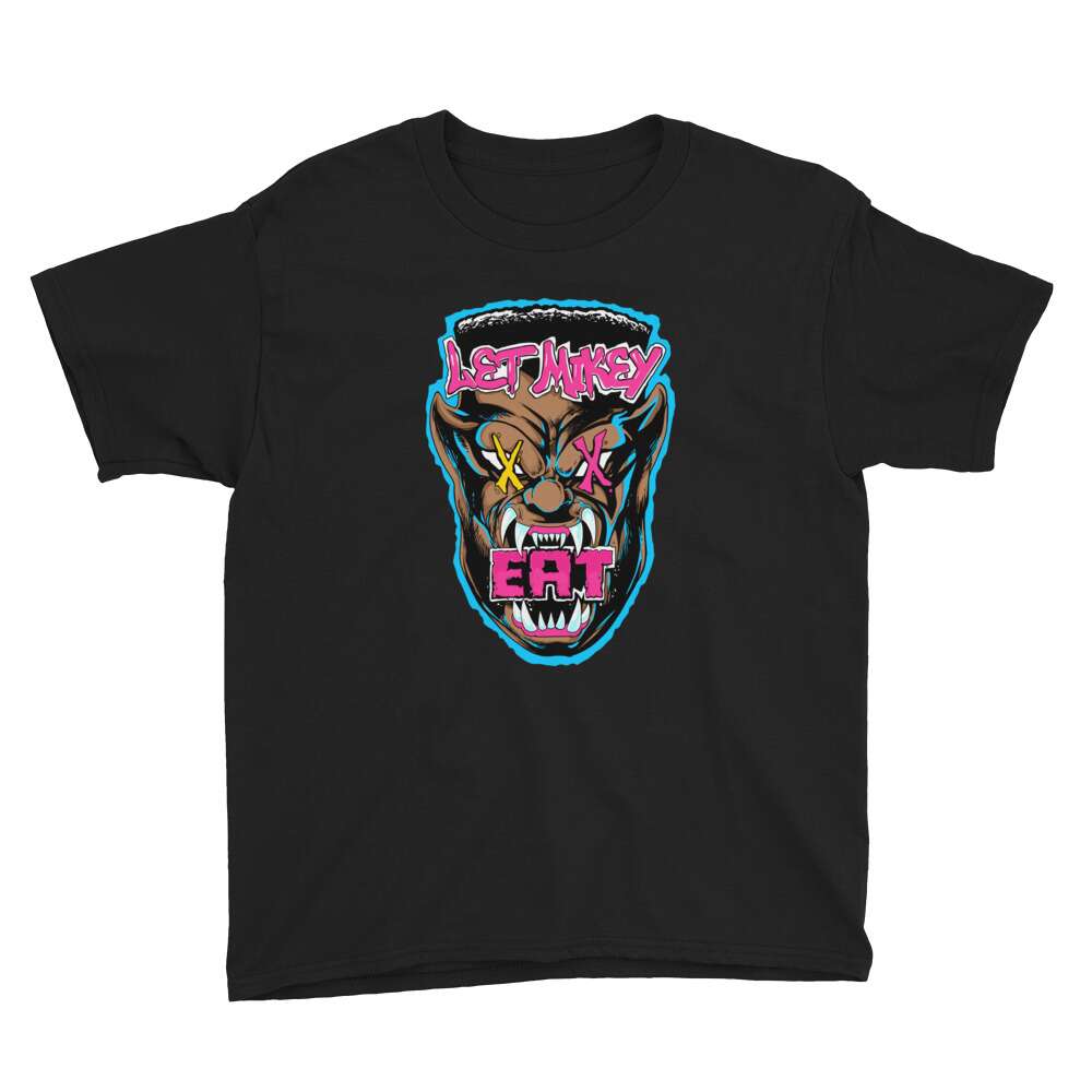 Mikey Banker "LET MIKEY EAT!!!!!" Youth Short Sleeve T-Shirt
