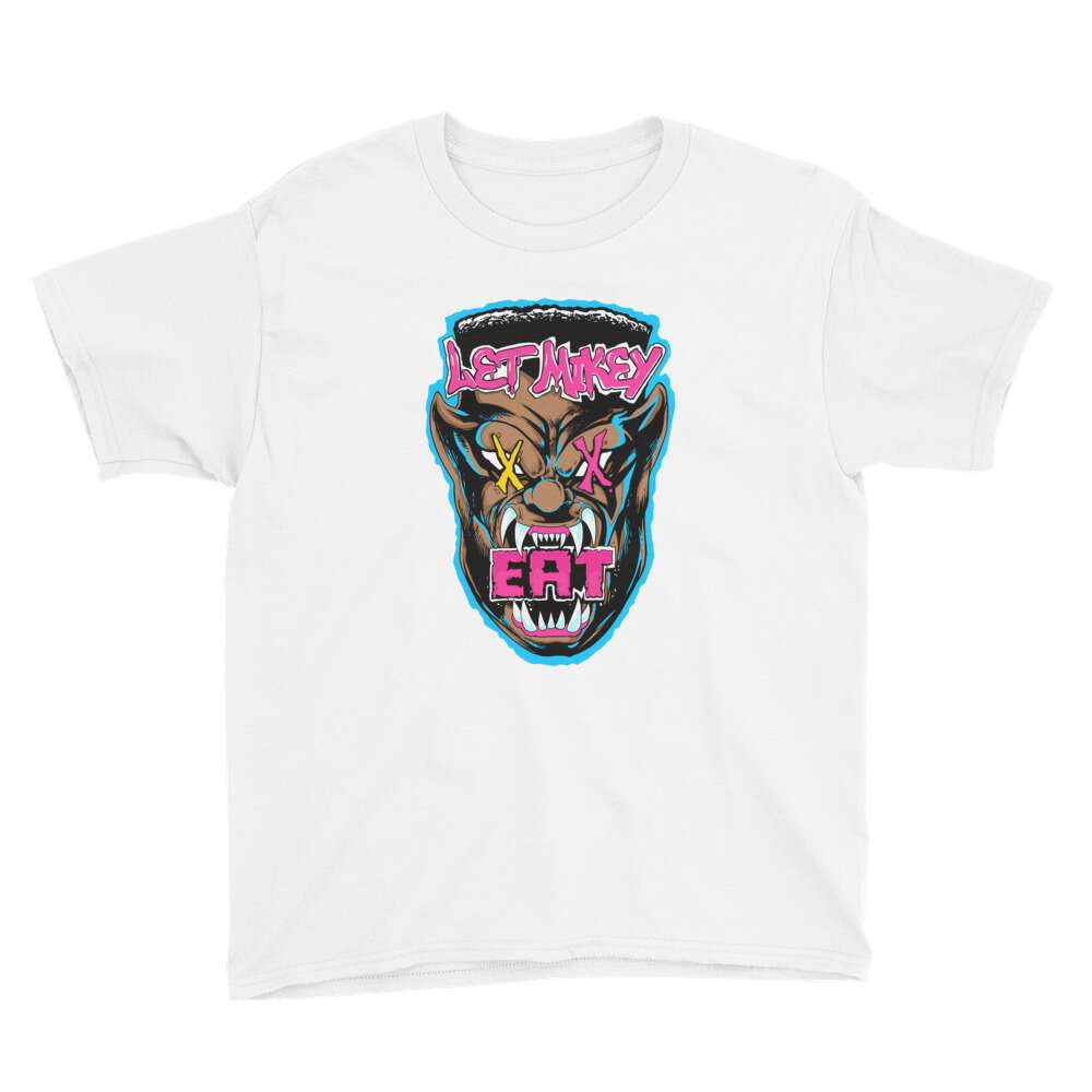 Mikey Banker "LET MIKEY EAT!!!!!" Youth Short Sleeve T-Shirt