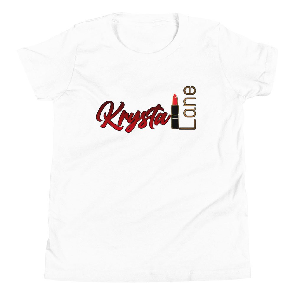 Krystal Lane "Ratchet Lipstick Logo" Youth Short Sleeve T-Shirt