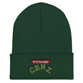 Gen Z “Did Someone Say Pizza?” Cuffed Beanie