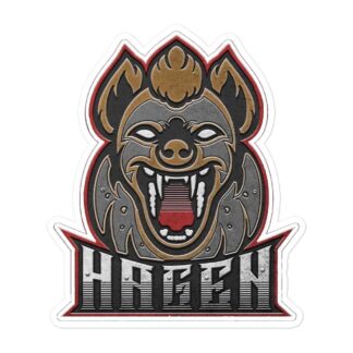 Hyena Hagen "Hyena Hagen 2021 Steel Variant" Bubble-free stickers