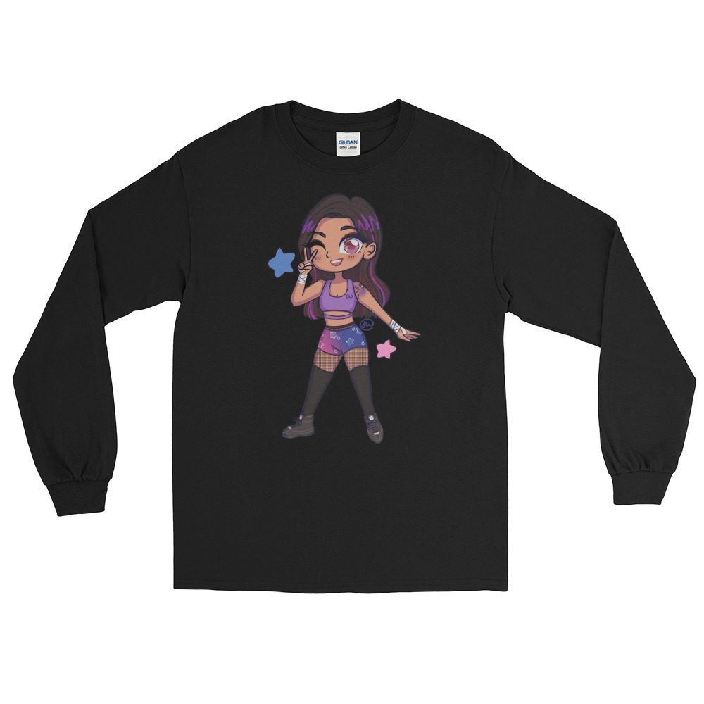 GLAMOUR "Gem Gemini: Cartoon Gem" Unisex Long Sleeve Shirt