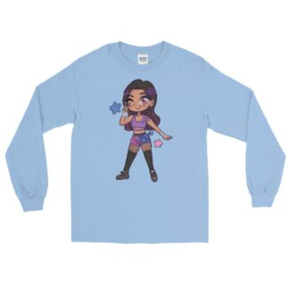 GLAMOUR "Gem Gemini: Cartoon Gem" Unisex Long Sleeve Shirt