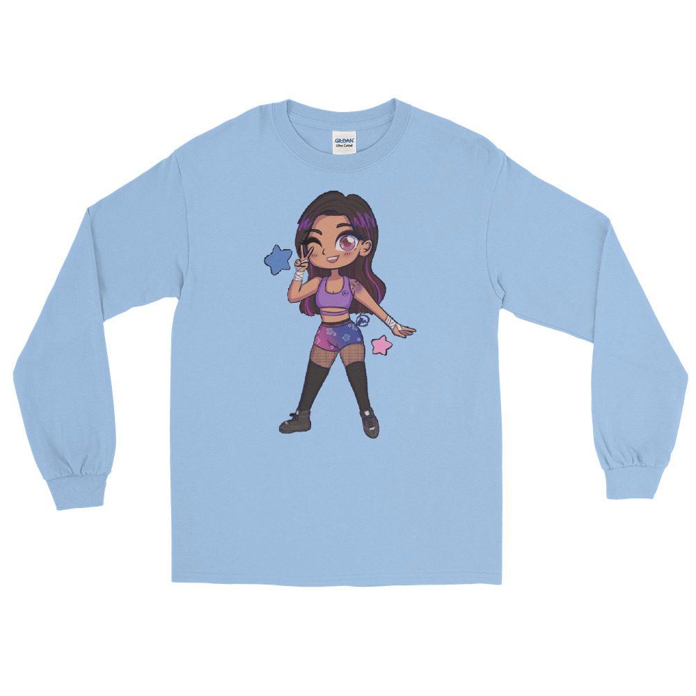 GLAMOUR "Gem Gemini: Cartoon Gem" Unisex Long Sleeve Shirt