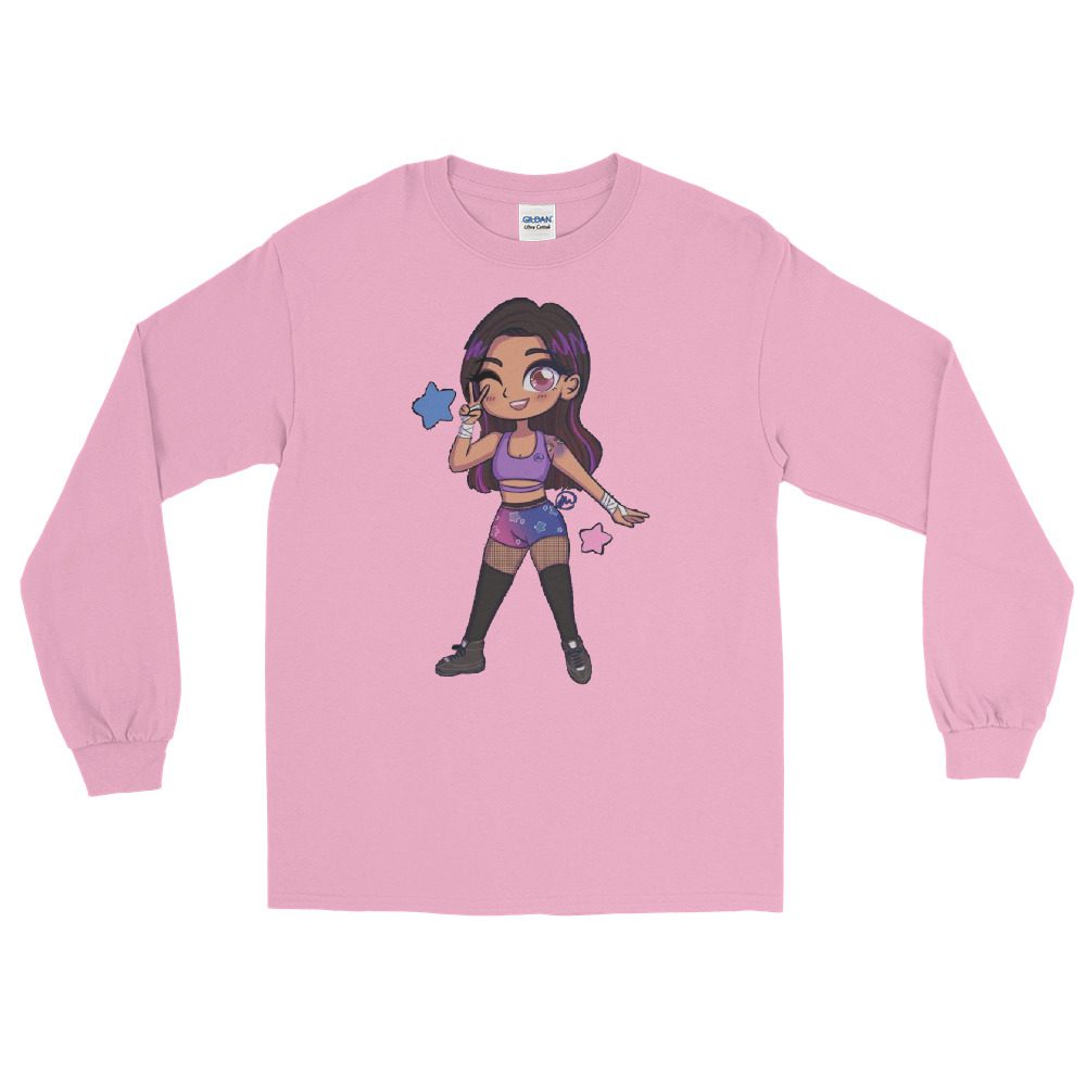 GLAMOUR "Gem Gemini: Cartoon Gem" Unisex Long Sleeve Shirt