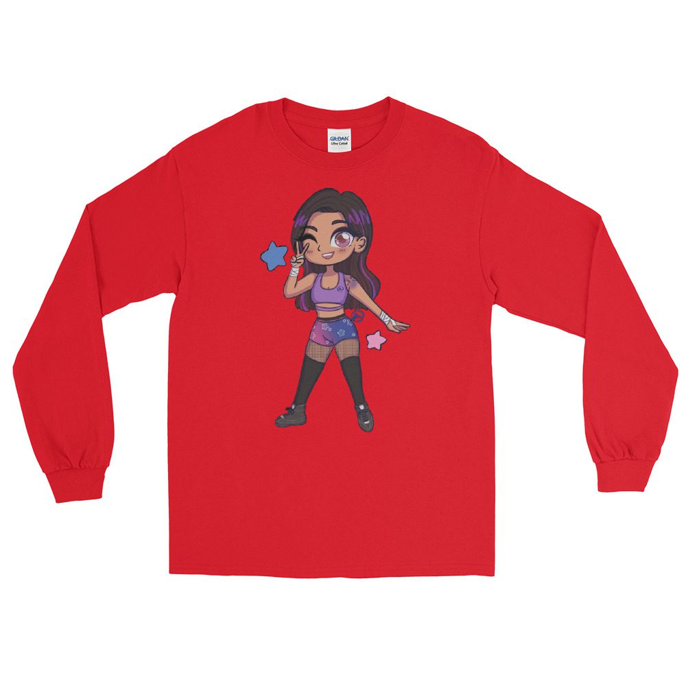 GLAMOUR "Gem Gemini: Cartoon Gem" Unisex Long Sleeve Shirt