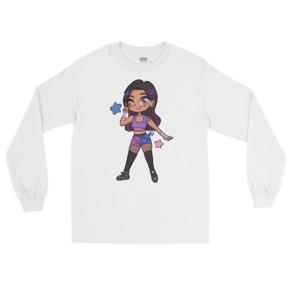 GLAMOUR "Gem Gemini: Cartoon Gem" Unisex Long Sleeve Shirt