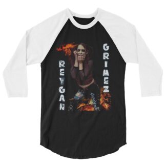GLAMOUR "Reygan Grimes" 3/4 sleeve raglan shirt