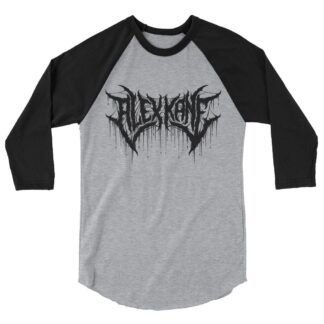 Alex Kane "Death Kane Black" 3/4 sleeve raglan shirt