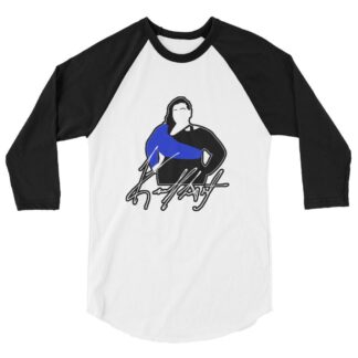 Knallhart "The Glamorous Powerhouse" 3/4 sleeve raglan shirt