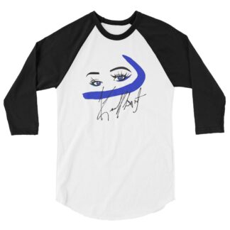 Knallhart "These Eyes" 3/4 sleeve raglan shirt
