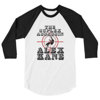 Alex Kane "CROSSHAIRS" 3/4 sleeve raglan shirt