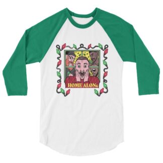 Wyatt Sutton "Home Alone Taking Back the Bank" 3/4 sleeve raglan shirt