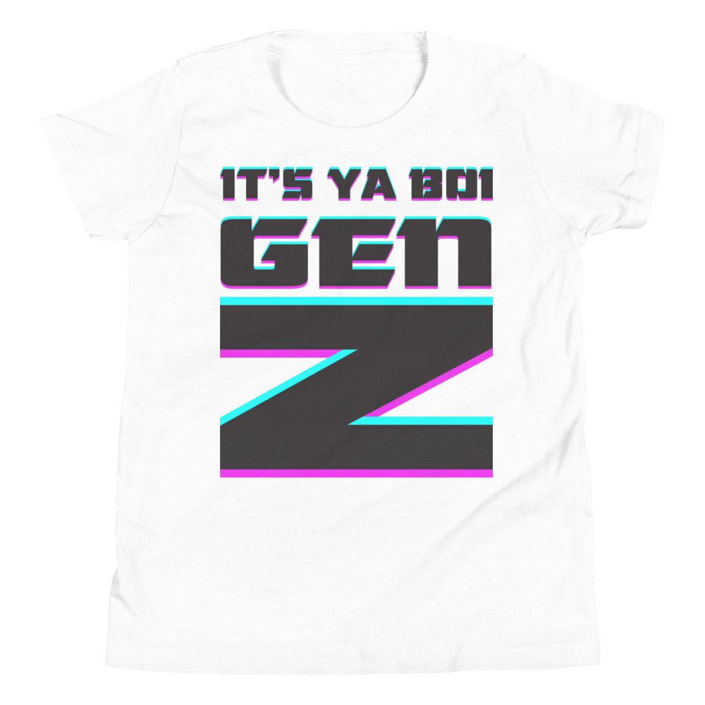 Gen Z "It's Ya Boi" Youth Short Sleeve T-Shirt