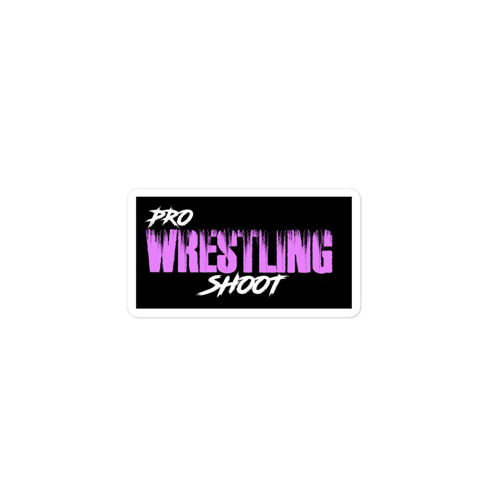 The Pro Wrestling Shoot "Retro Vibe" Bubble-free stickers
