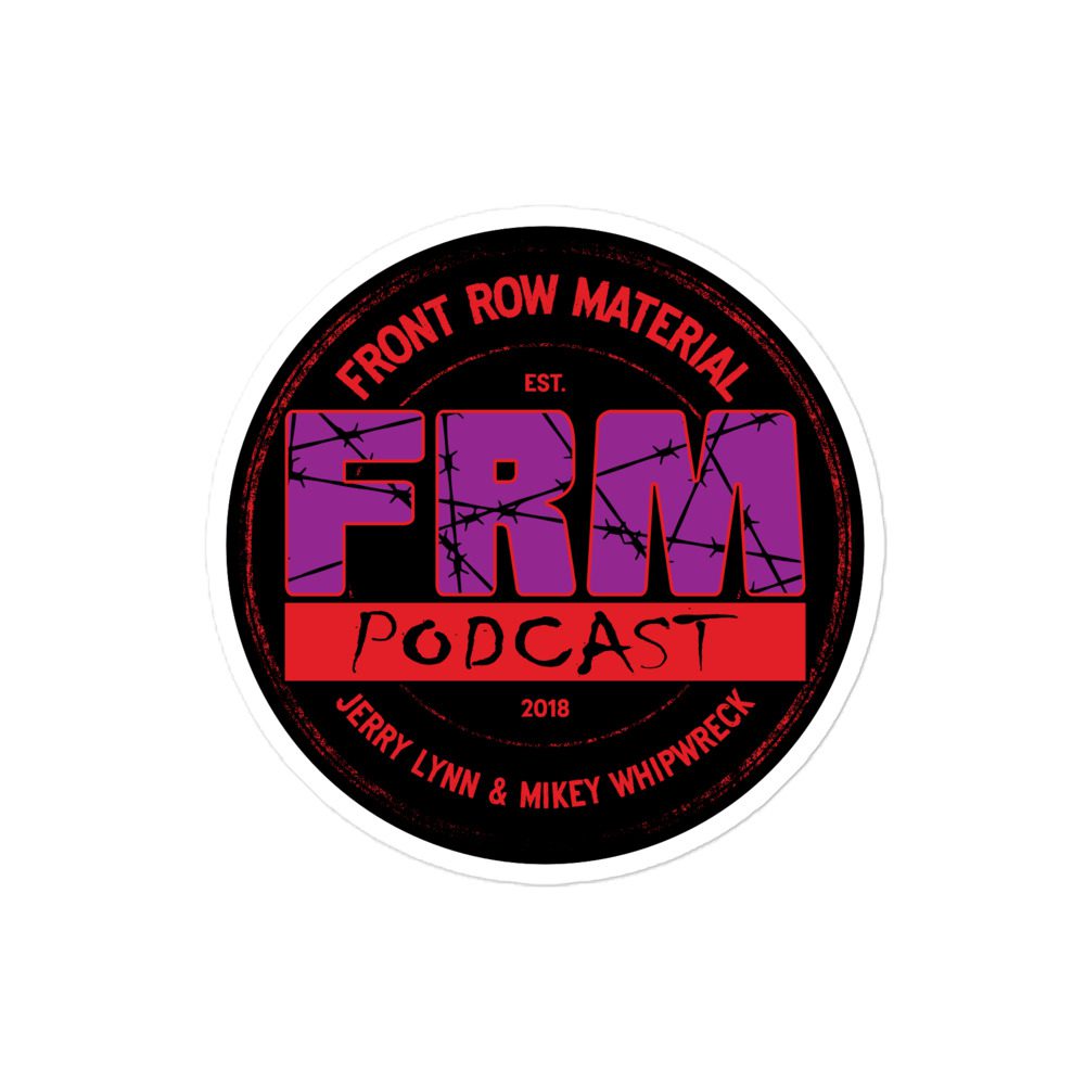 Front Row Material "FRM POD Stamped Logo" Bubble-free stickers