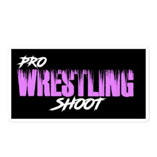 The Pro Wrestling Shoot "Retro Vibe" Bubble-free stickers