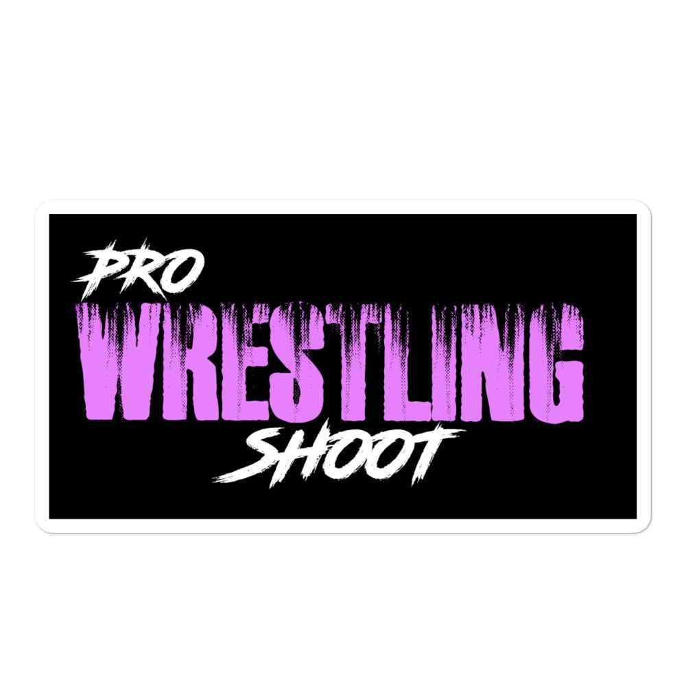 The Pro Wrestling Shoot "Retro Vibe" Bubble-free stickers