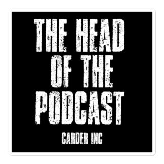 The Pro Wrestling Shoot "Head of the Podcast V2" Bubble-free stickers