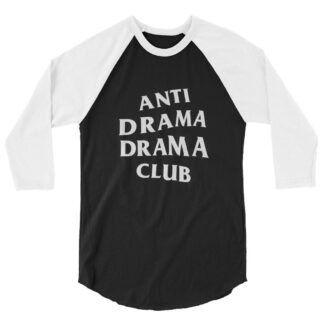 Athrun Amada "Anti-Drama Drama Club" 3/4 sleeve raglan shirt