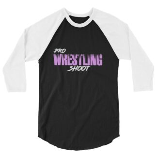 The Pro Wrestling Shoot "Retro Vibe" 3/4 sleeve raglan shirt