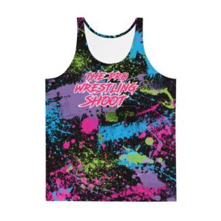 The Pro Wrestling Shoot "Paint Splash" Unisex Tank Top