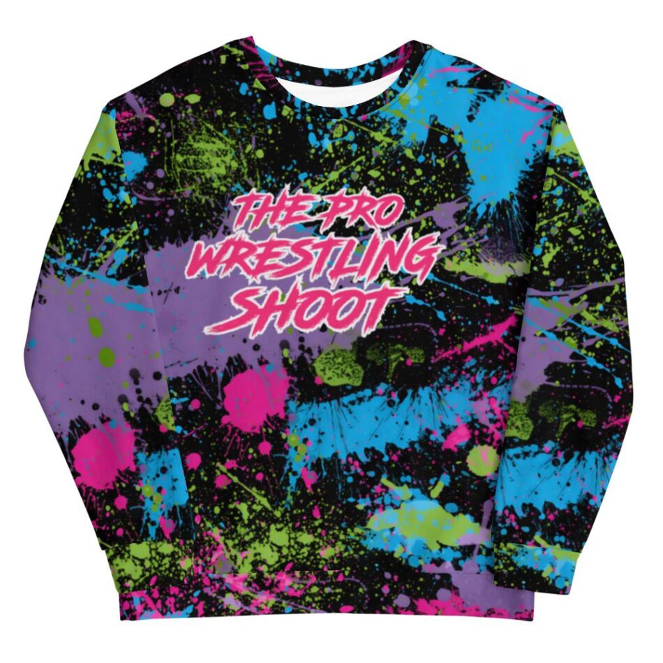 The Pro Wrestling Shoot "Paint Splash" Unisex Sweatshirt