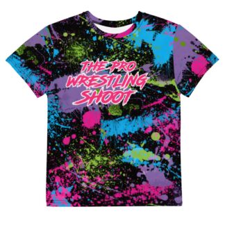 The Pro Wrestling Shoot "Paint Splash" Youth Short Sleeve T-Shirt