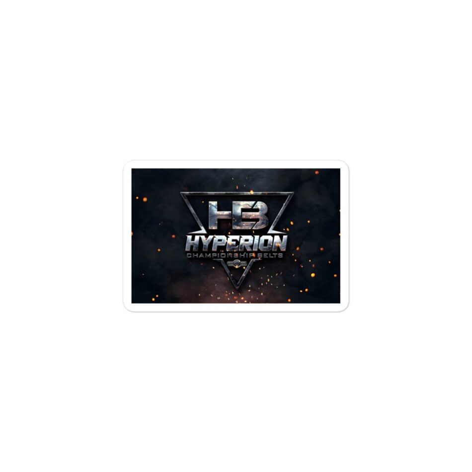 Hyperion Championship Belts "Forged Hyperion Logo" Bubble-free stickers