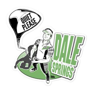 Dale Springs "DS Cartoon" Bubble-free stickers