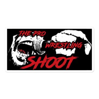 The Pro Wrestling Shoot "Comic Logo" Bubble-free stickers