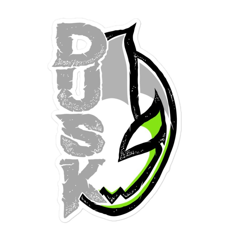 Dusk "DUSK" Bubble-free stickers
