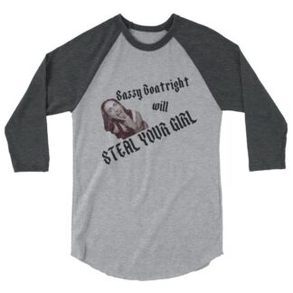Sazzy Boatright "Sazzy Steal" 3/4 sleeve raglan shirt