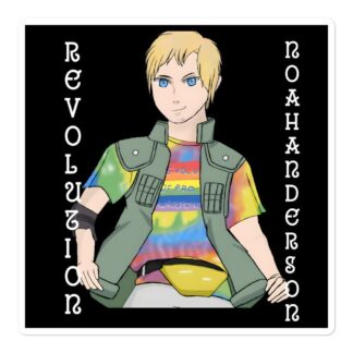 LvlUpNoah "Revolutionary Anime" Bubble-free stickers