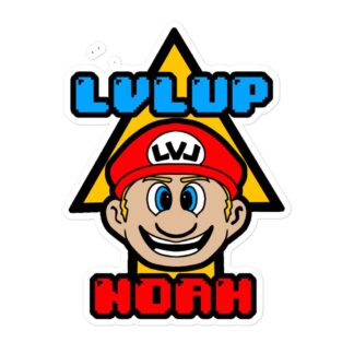 LvlUpNoah "LVLUPNOAH" Bubble-free stickers