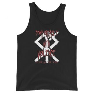 Corey Kerr "Comfortable With Violence" Unisex Tank Top